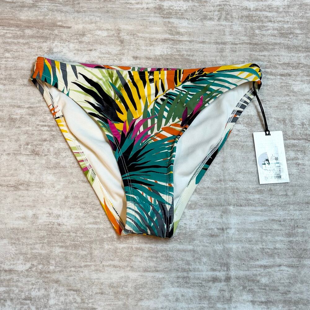 Shade & Shore Women’s XS 0 2 Tropical Bikini Bottom Swimsuit Resort Hawaii Palms